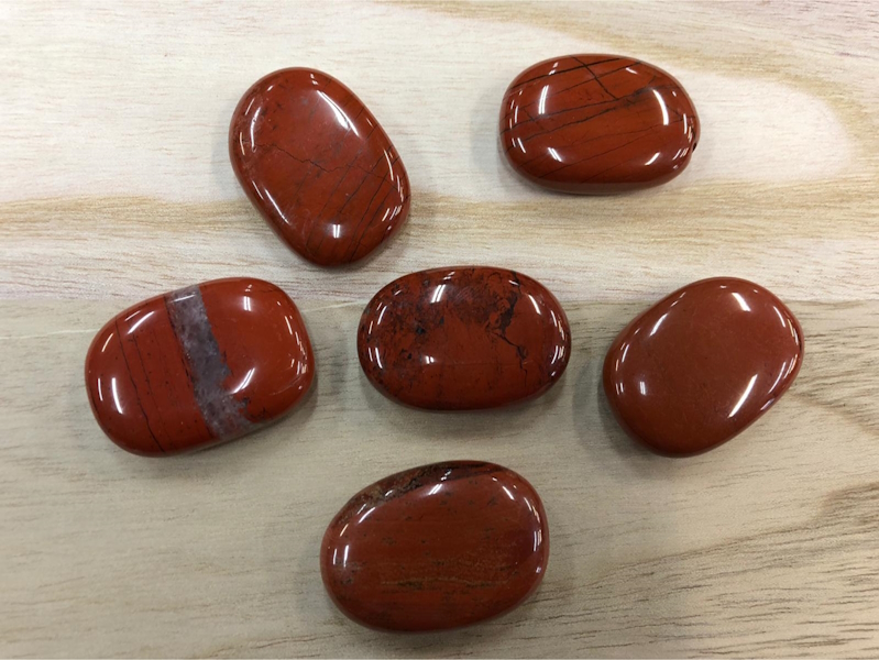 Rodado Plano Jaspe Rojo